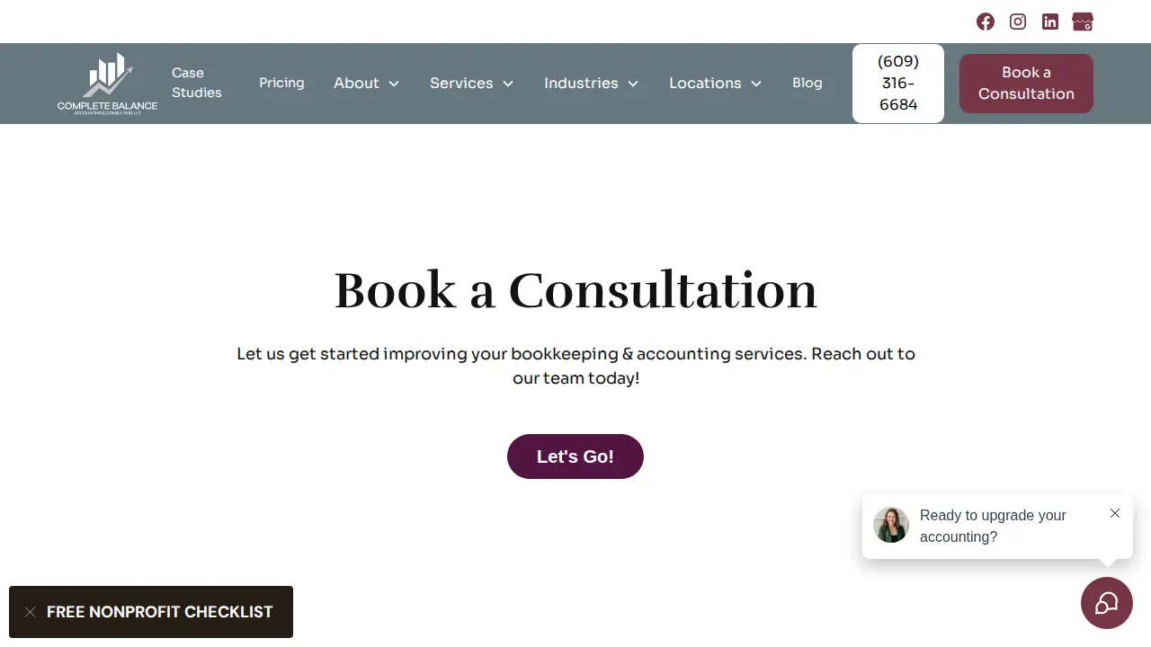 Complete Balance Accounting & Consulting page