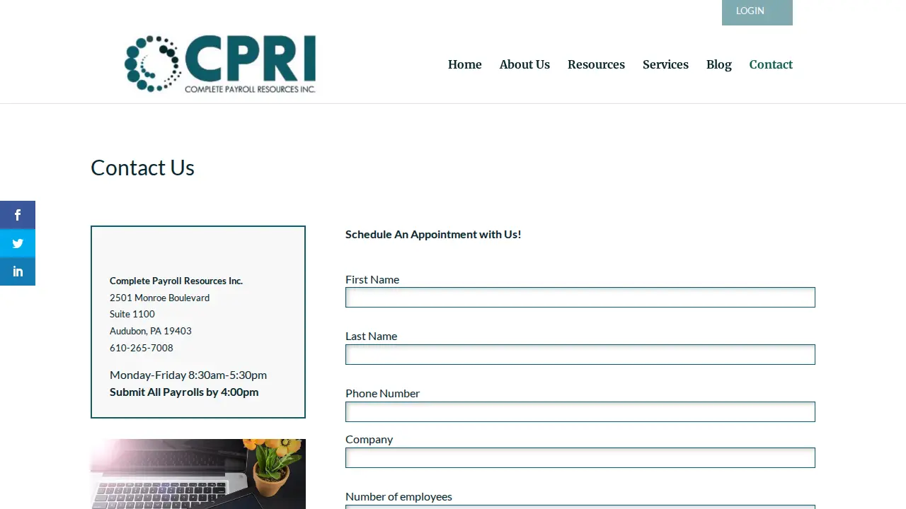 Complete Payroll Resources Inc page