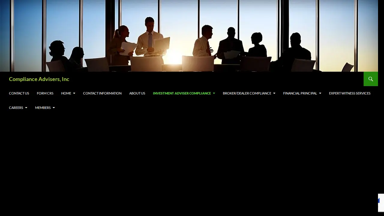 Compliance Advisers Inc page