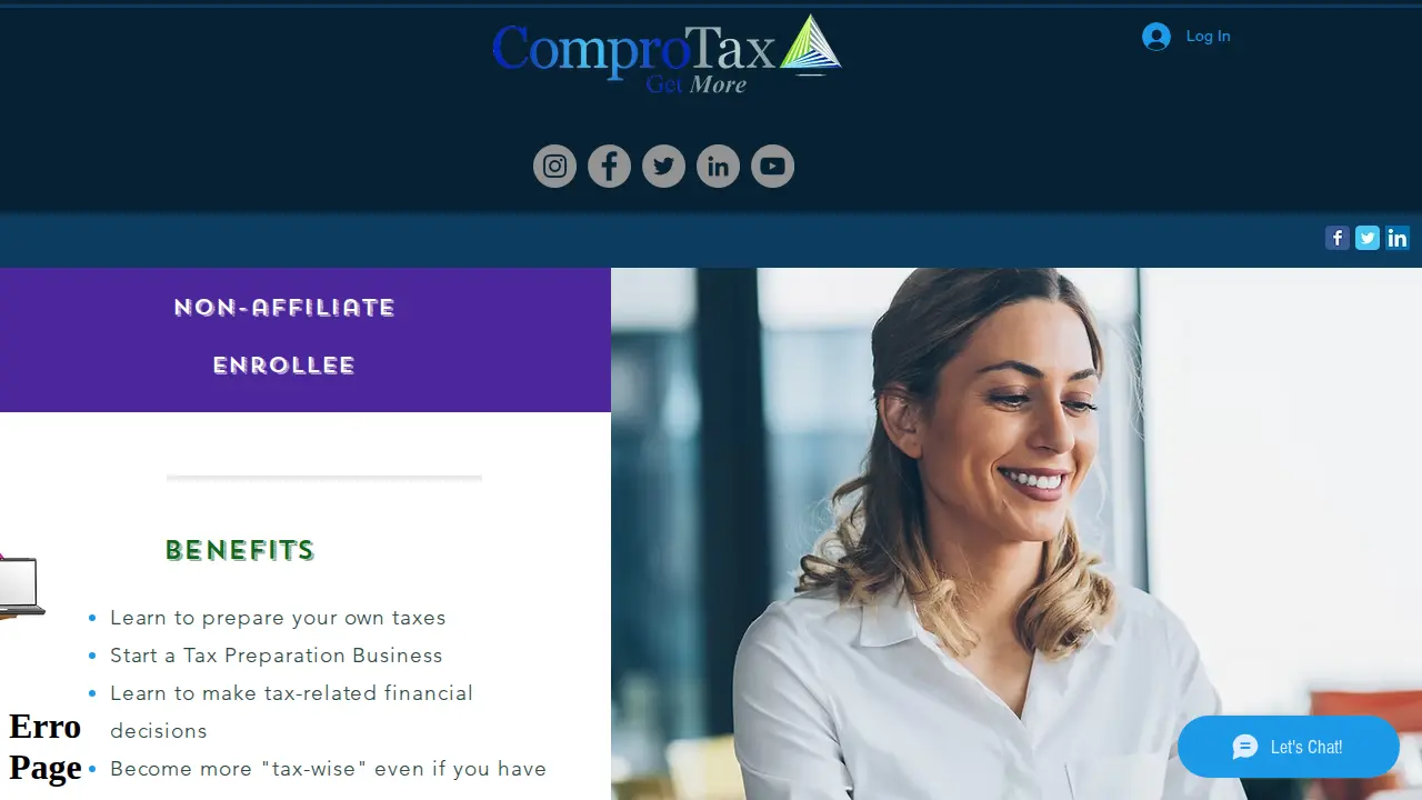 ComproTax Philadelphia page