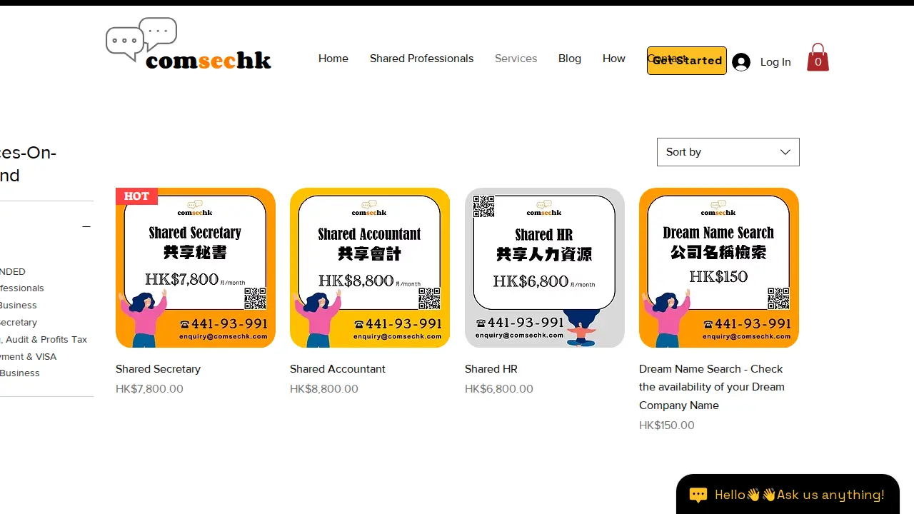 ComsecHK | Company Secretary HK Limited page