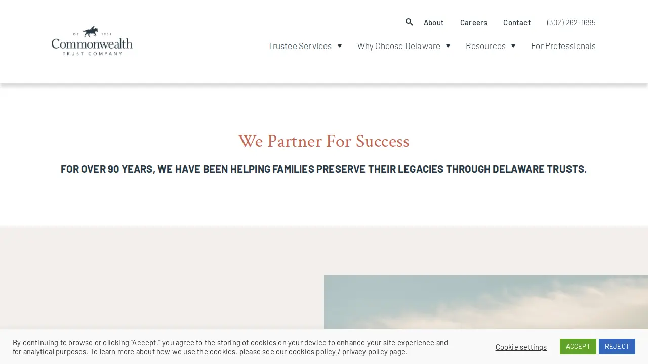 Commonwealth Trust Company page