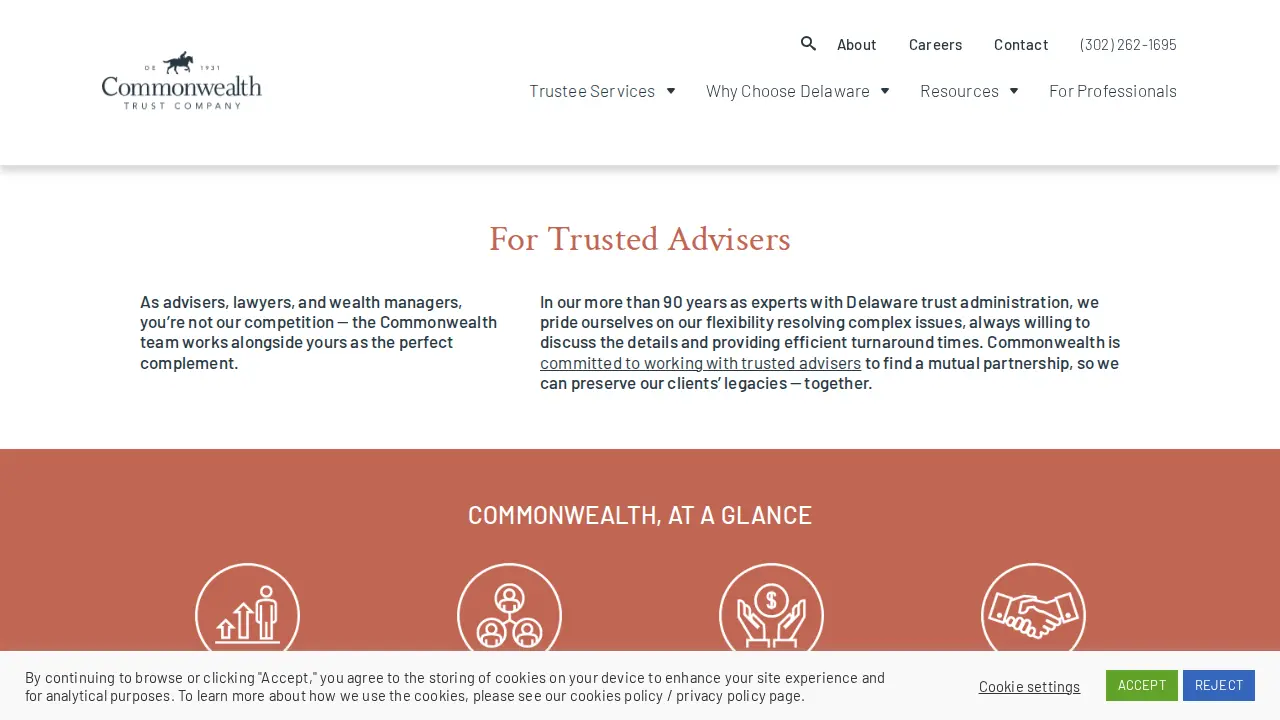 Commonwealth Trust Company page