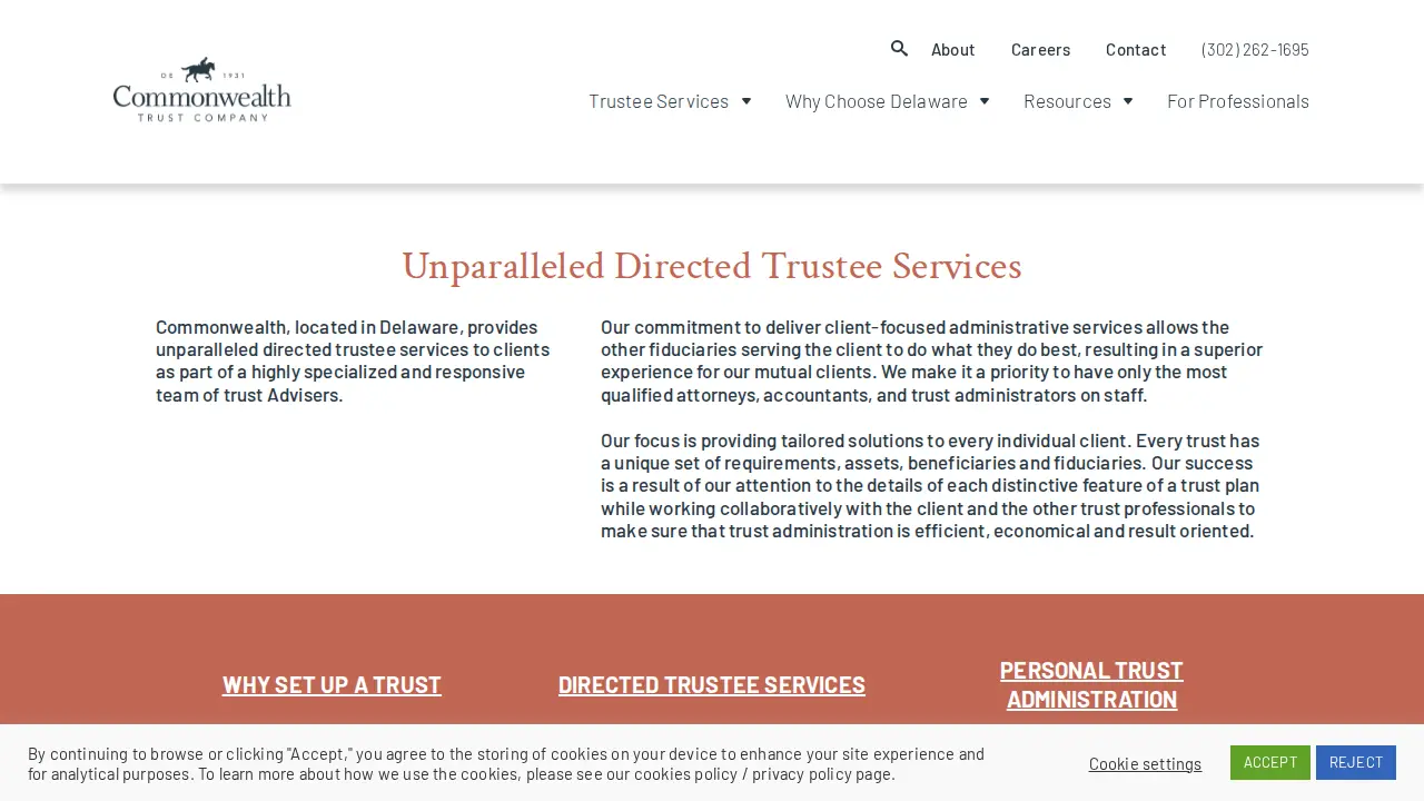 Commonwealth Trust Company page