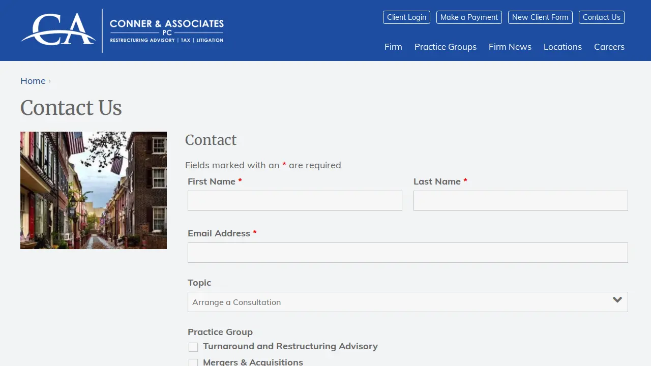 Conner & Associates, PC page