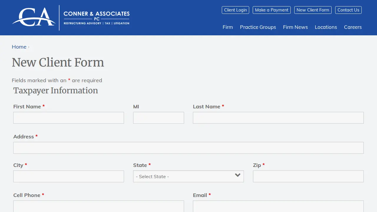 Conner & Associates, PC page