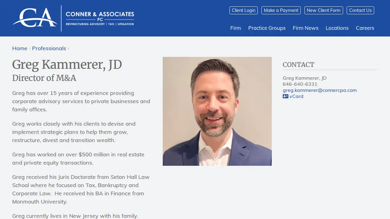 Conner & Associates, PC page