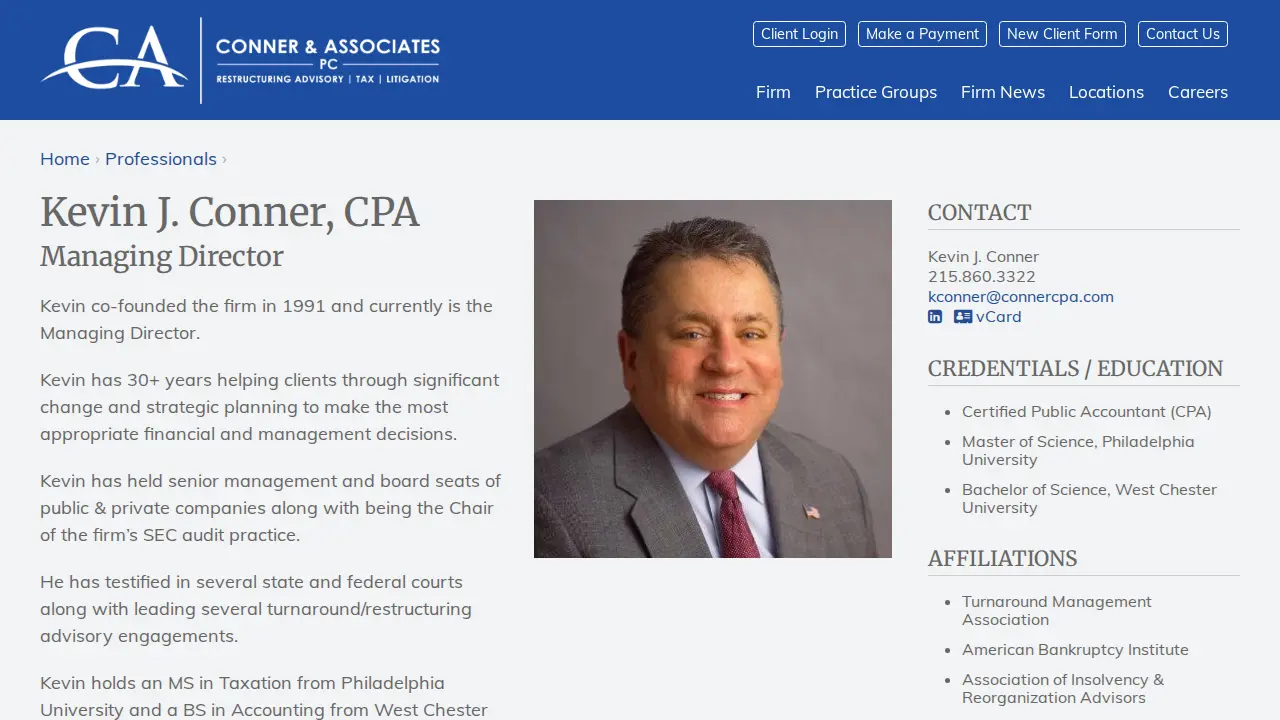 Conner & Associates, PC page
