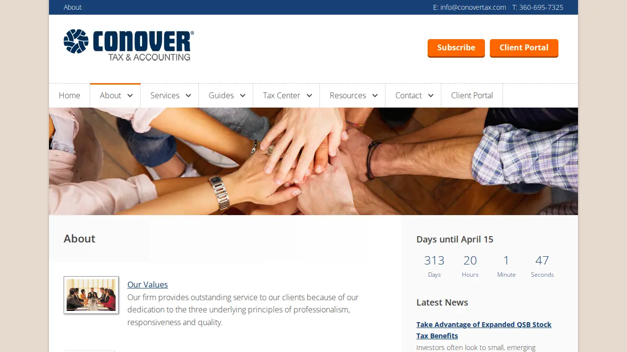 Conover Tax, LLC page