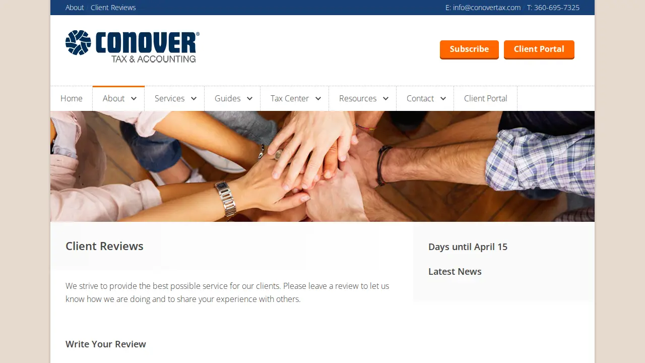 Conover Tax, LLC page