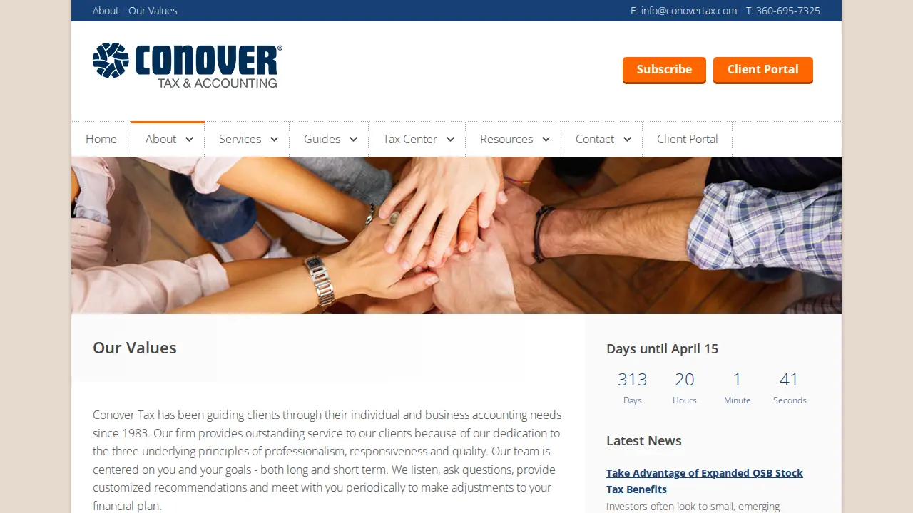 Conover Tax, LLC page