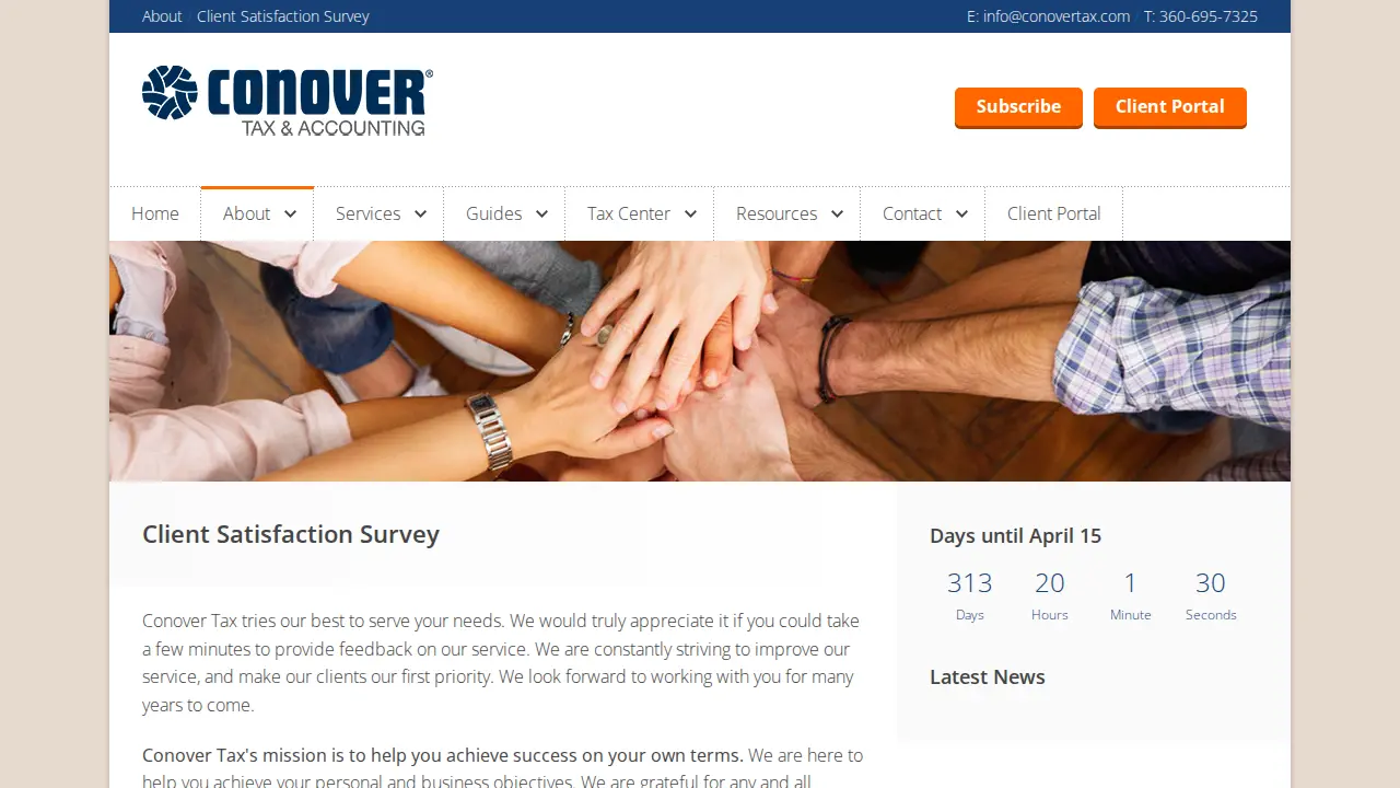 Conover Tax, LLC page