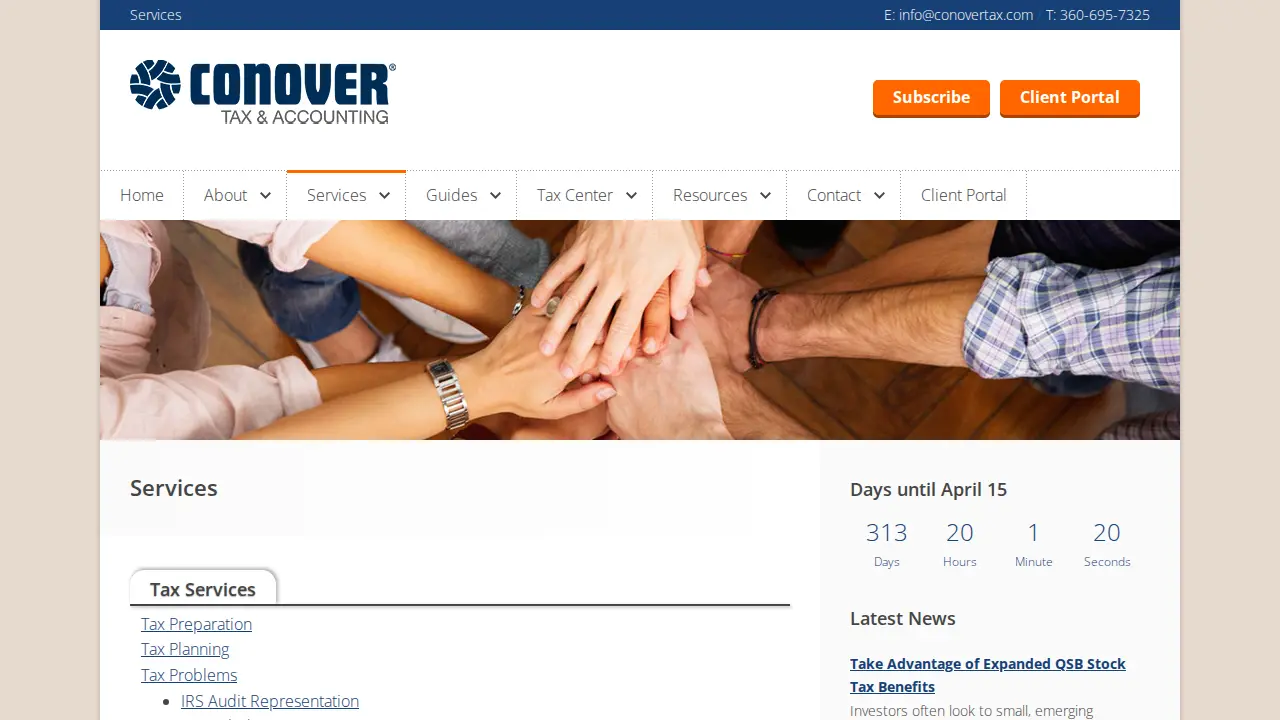 Conover Tax, LLC page