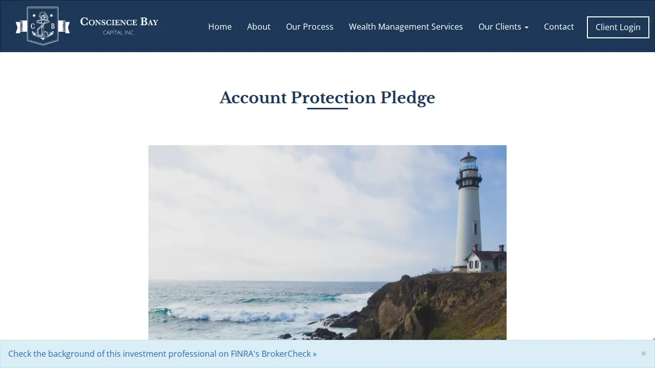 Conscience Bay Capital, Inc. page