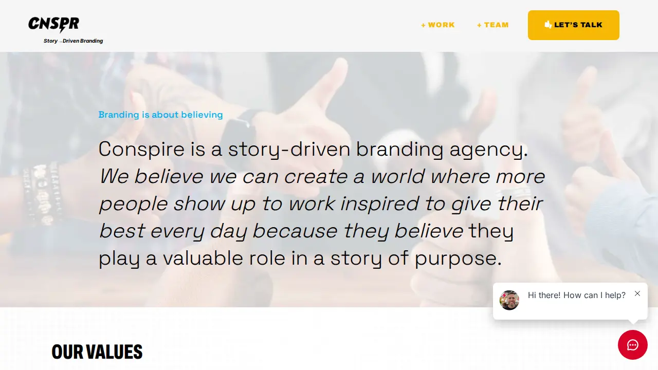Conspire page