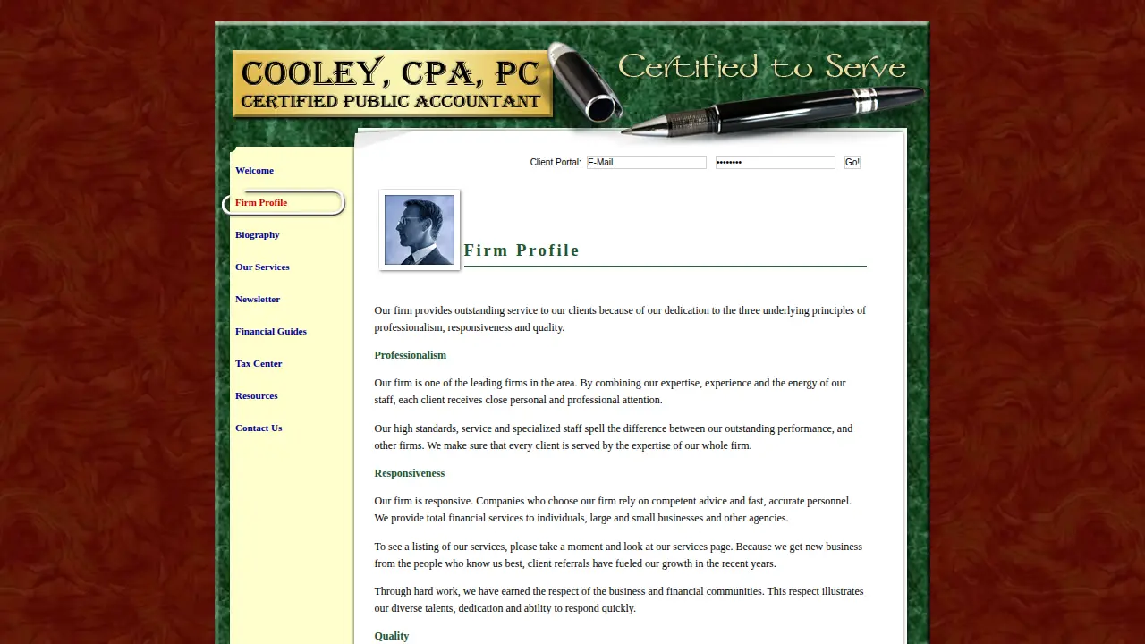 Cooley CPA PC page