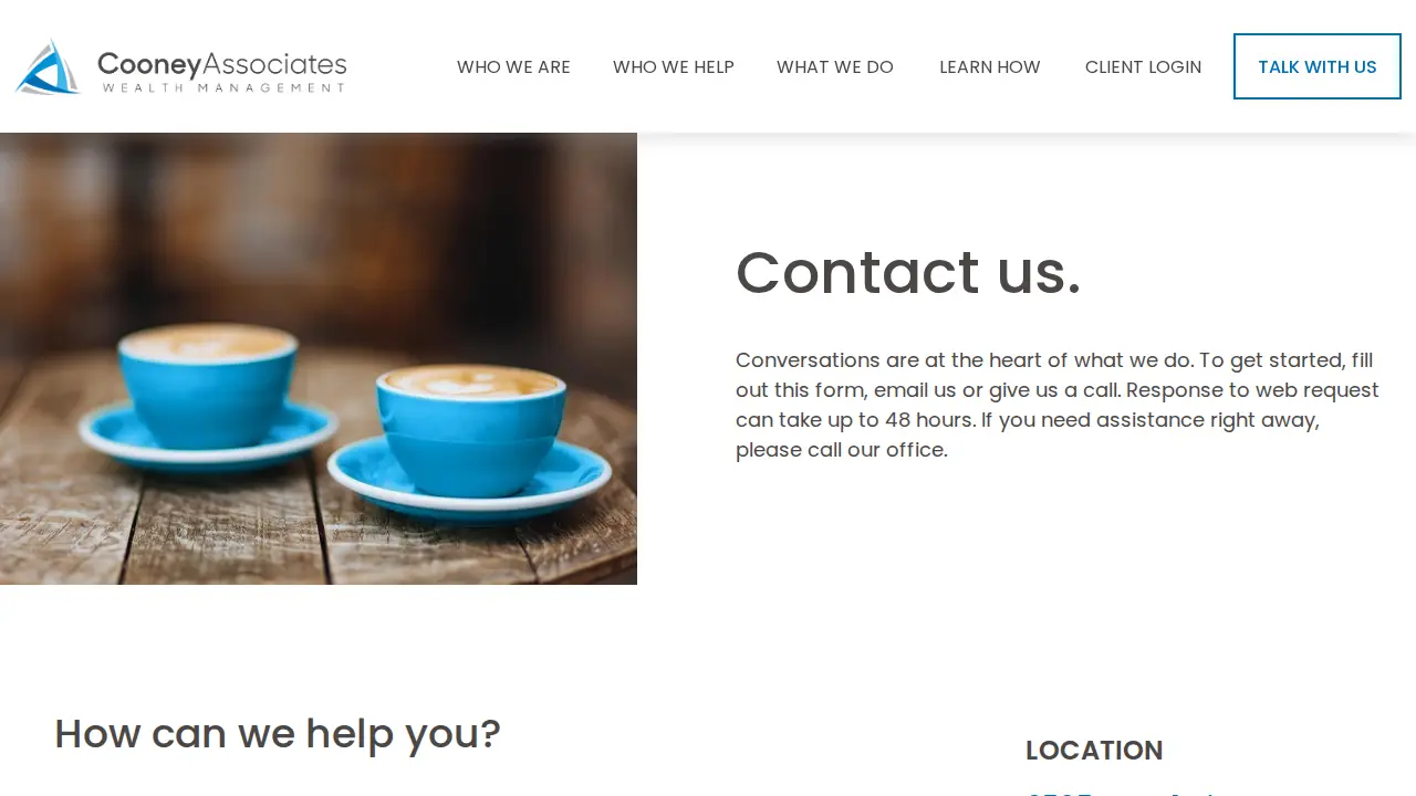 Cooney Associates page