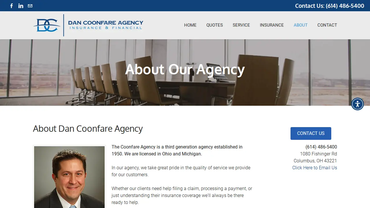 Dan Coonfare Agency LLC page