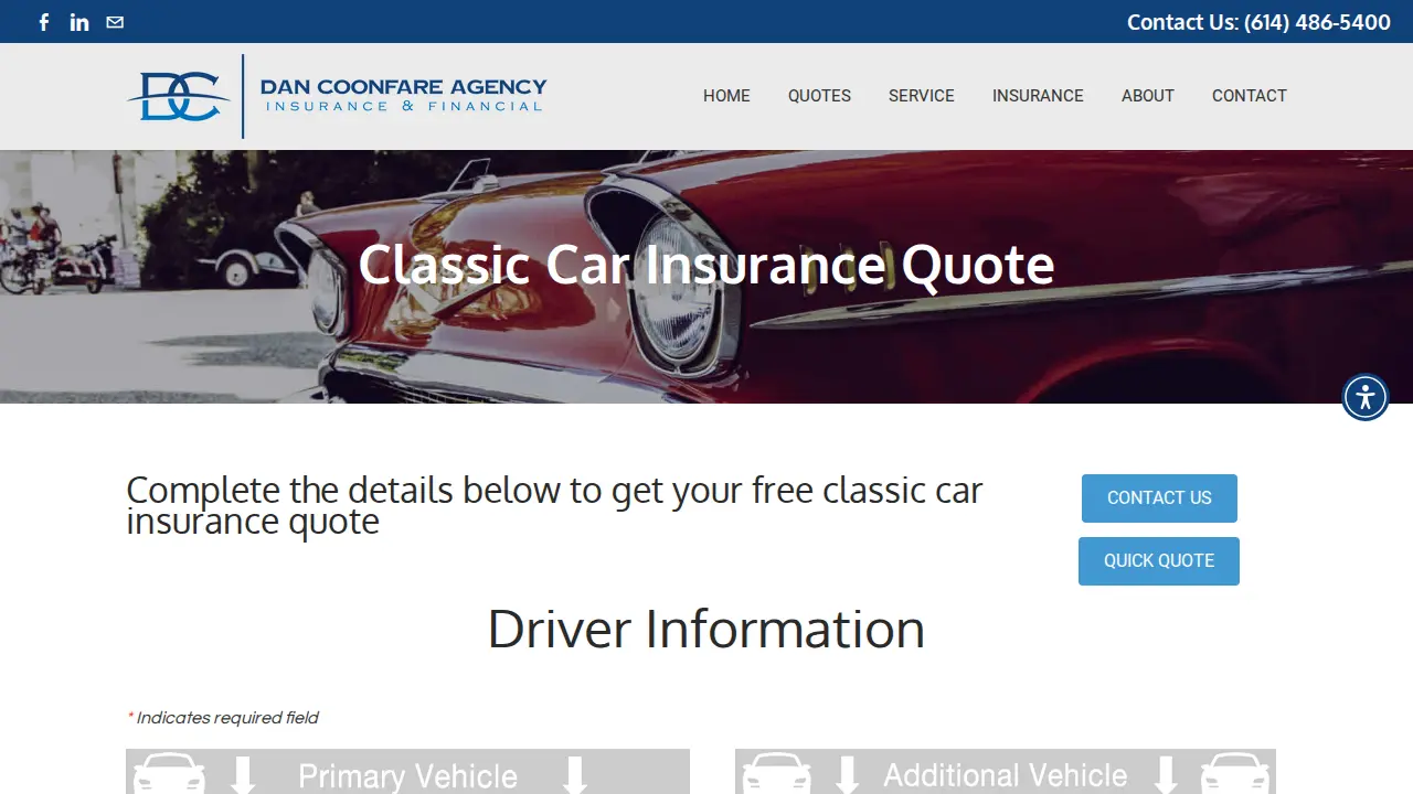 Dan Coonfare Agency LLC page
