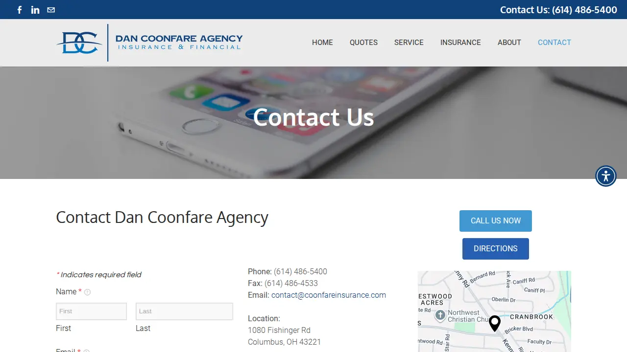 Dan Coonfare Agency LLC page