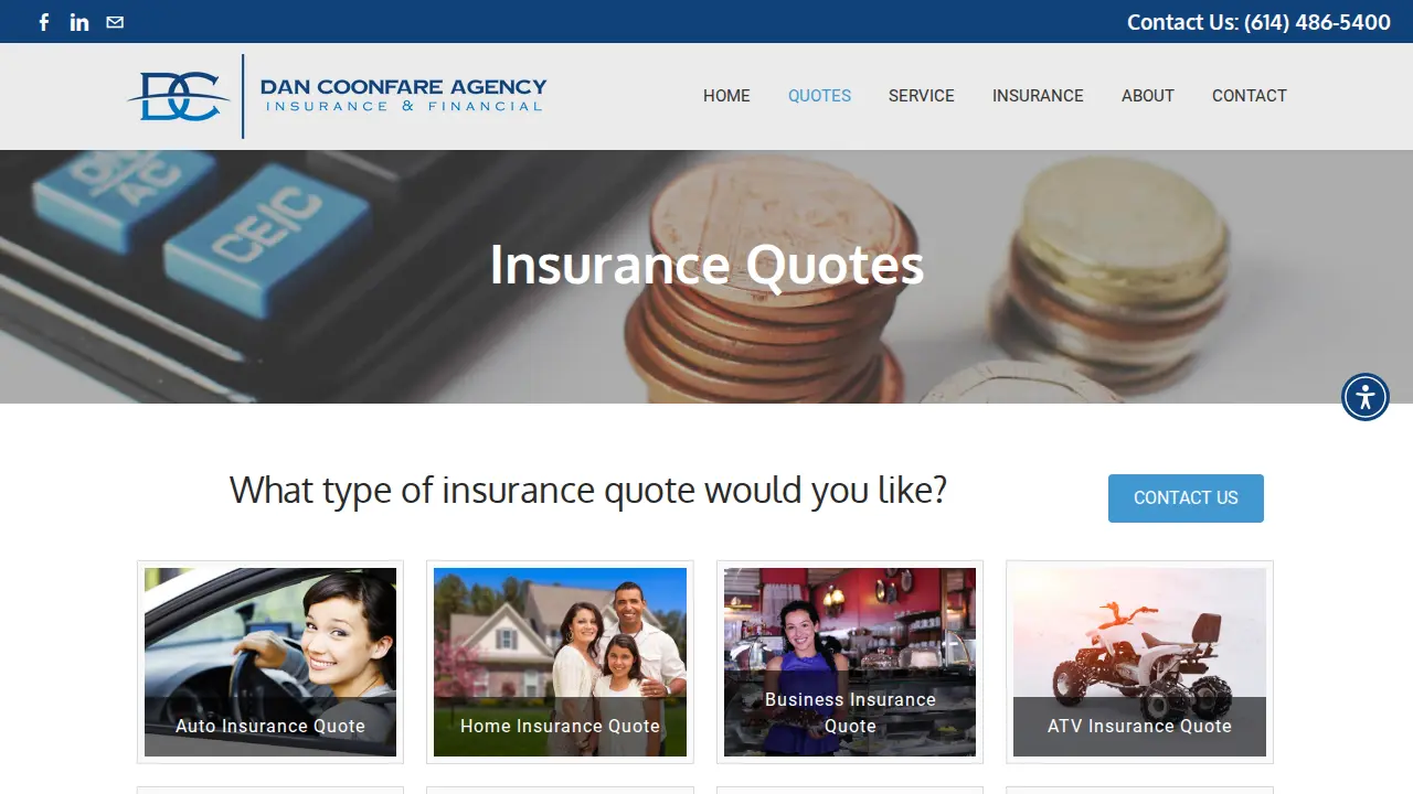 Dan Coonfare Agency LLC page