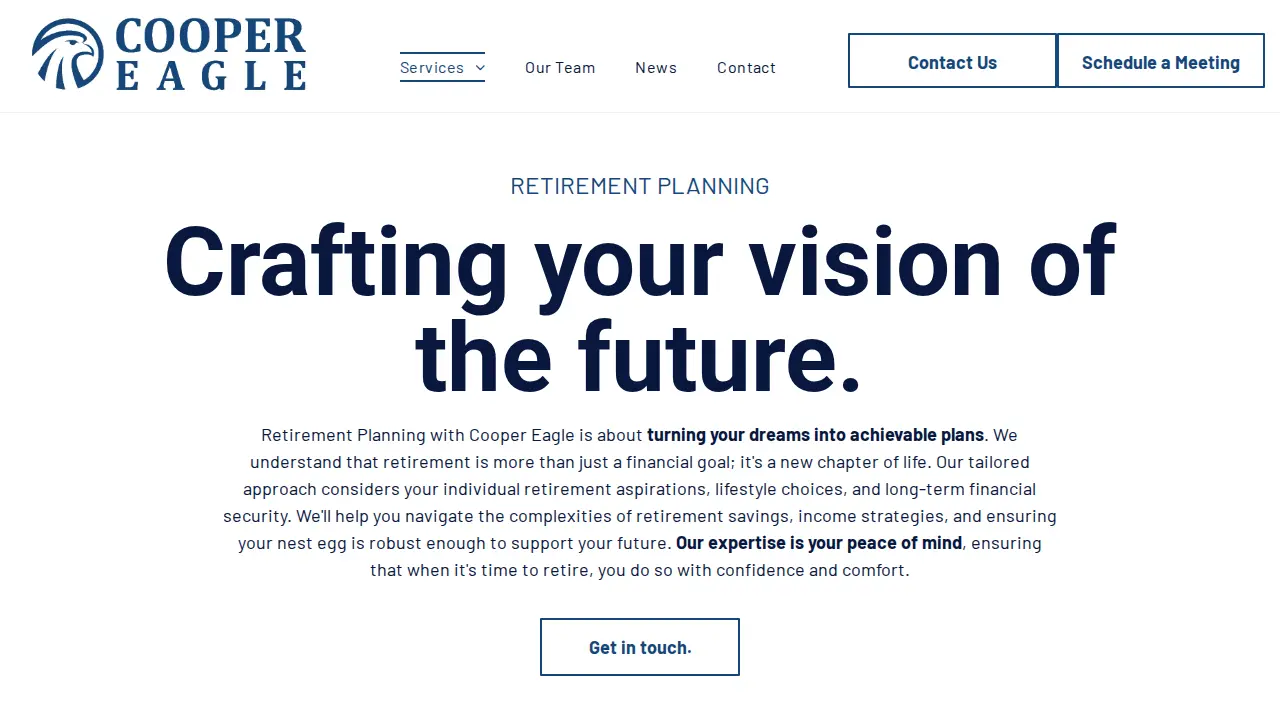 Cooper Eagle page