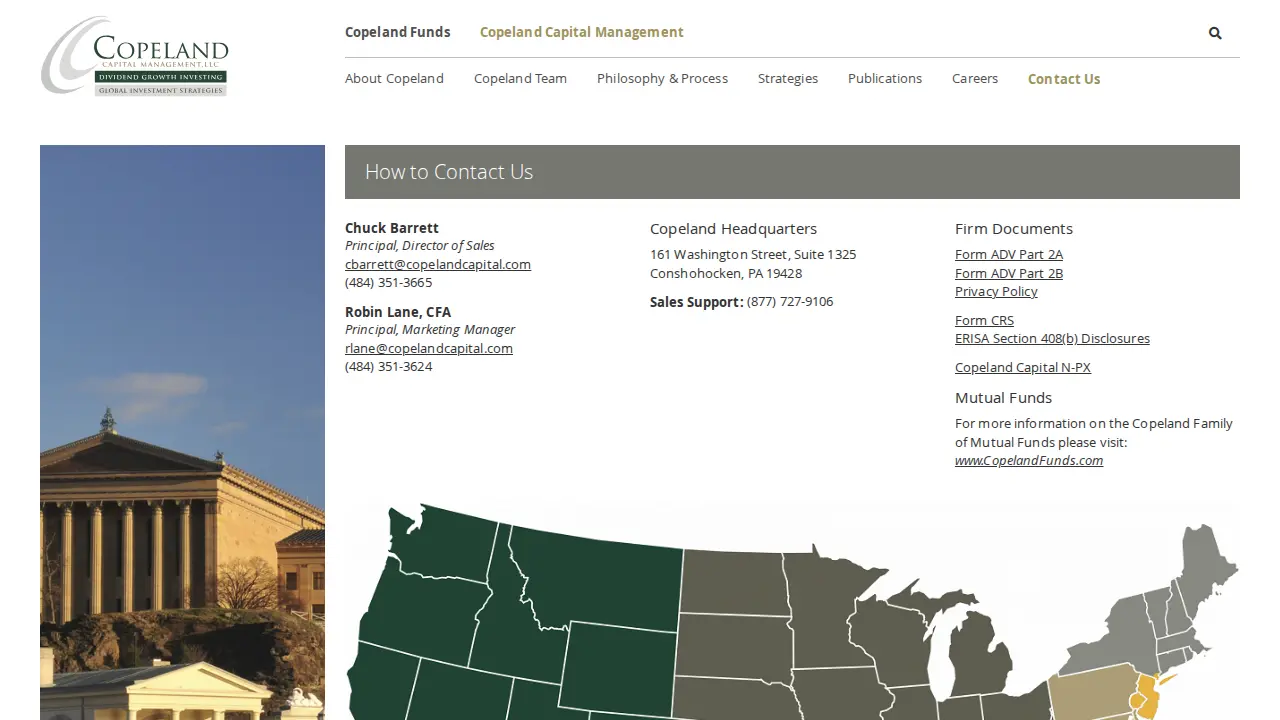 Copeland Capital Management LLC page