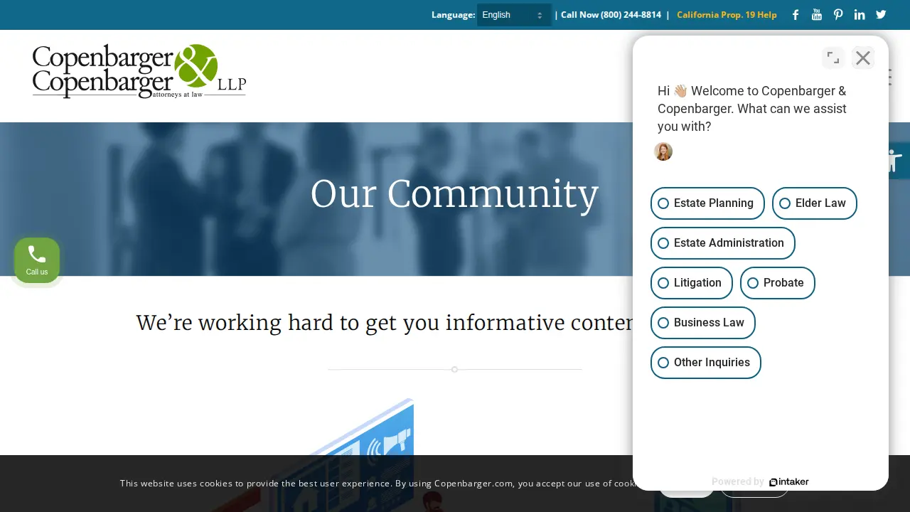 Copenbarger & Copenbarger LLP page