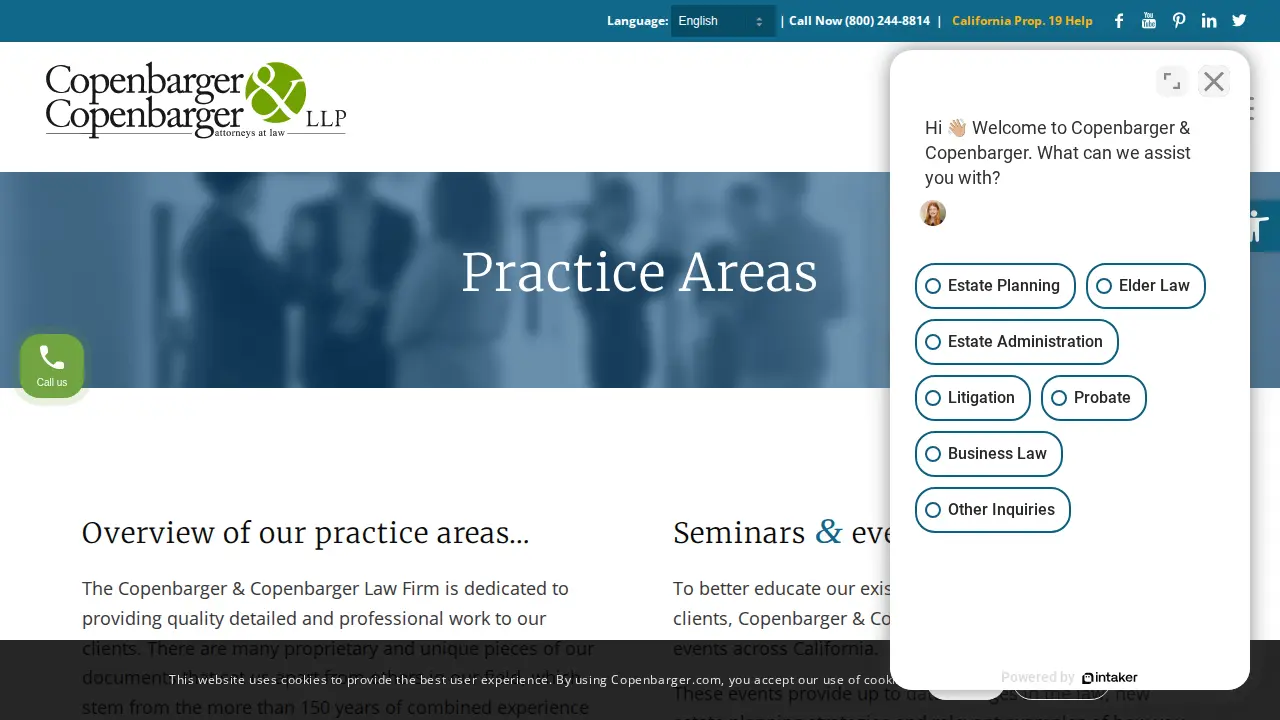 Copenbarger & Copenbarger LLP page