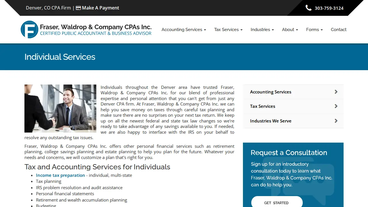 Fraser, Waldrop & Company CPA's Inc. page