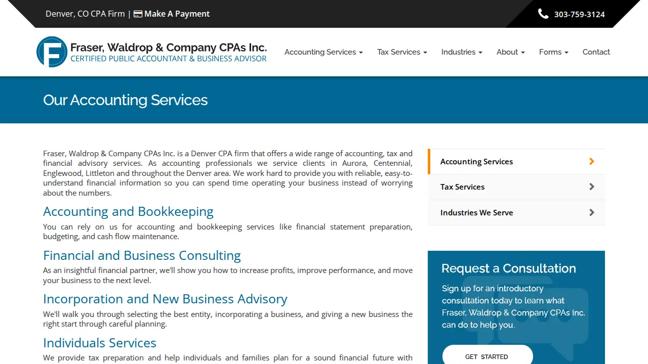 Fraser, Waldrop & Company CPA's Inc. page