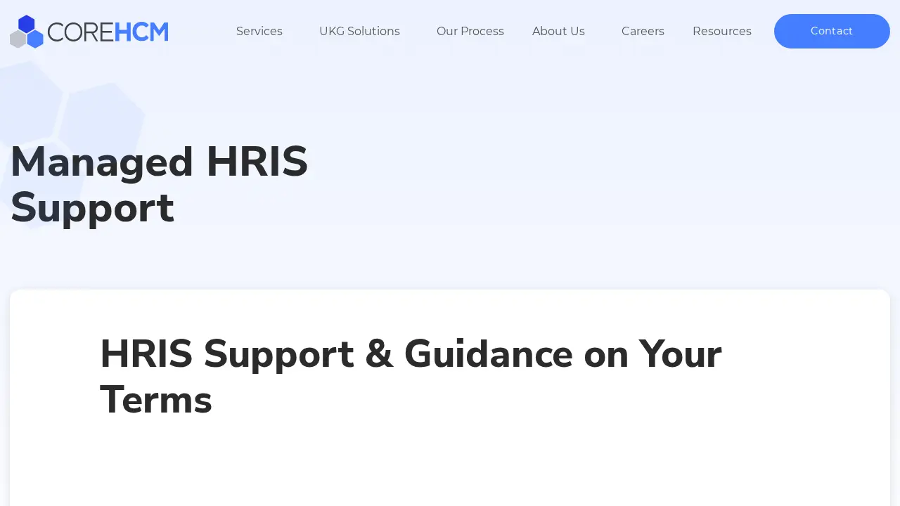 Core HCM page