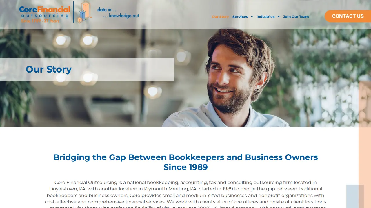 Core Financial Outsourcing, Inc. page