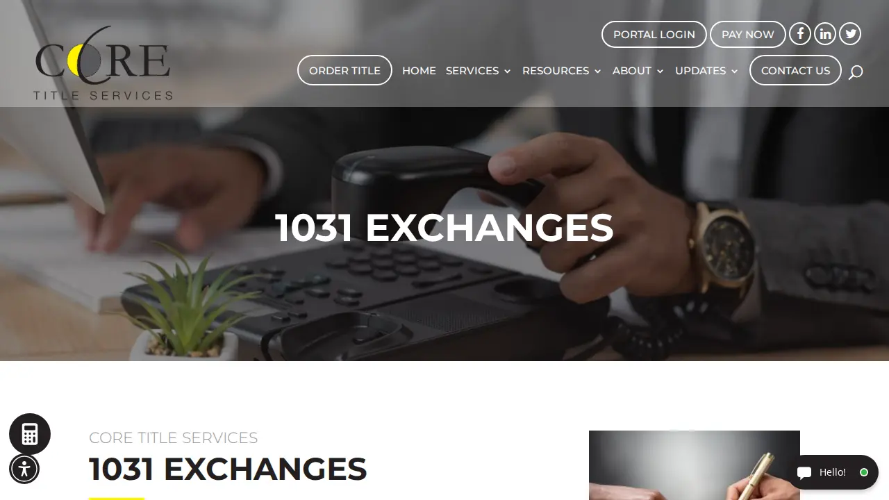 CORE Title Services, LLC page