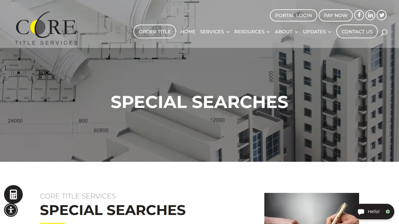 CORE Title Services, LLC page