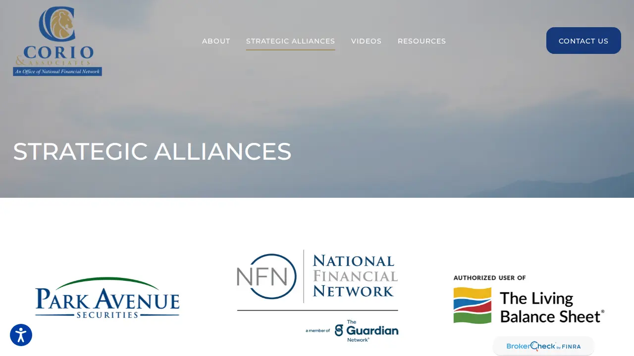 Corio & Associates, LLC page