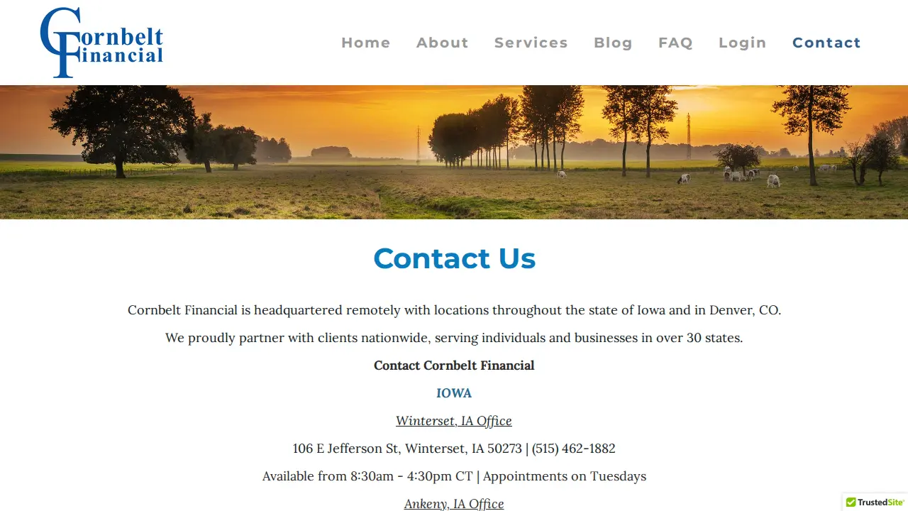 Cornbelt Financial, LLC page
