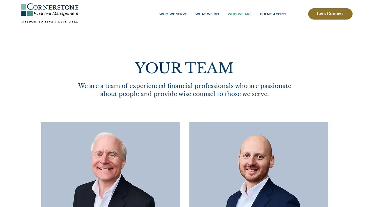 Cornerstone Financial Management LLC page