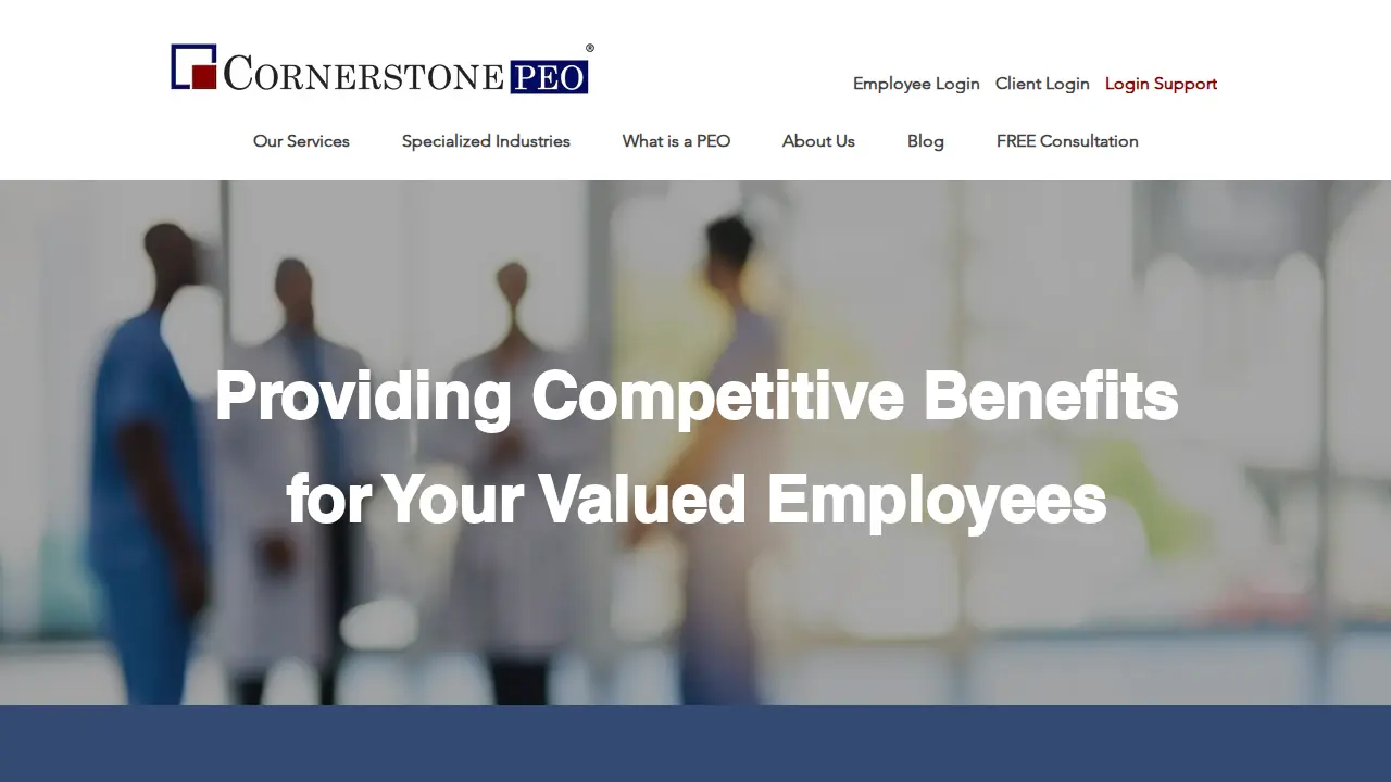 Cornerstone PEO page