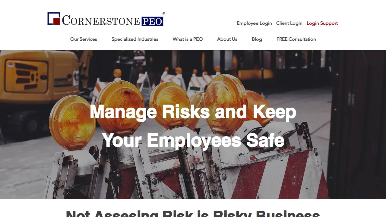 Cornerstone PEO page