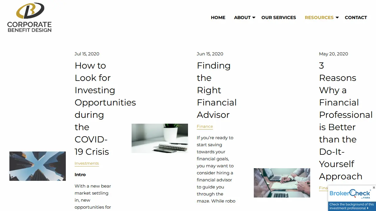 Corporate Benefit Design LLC page