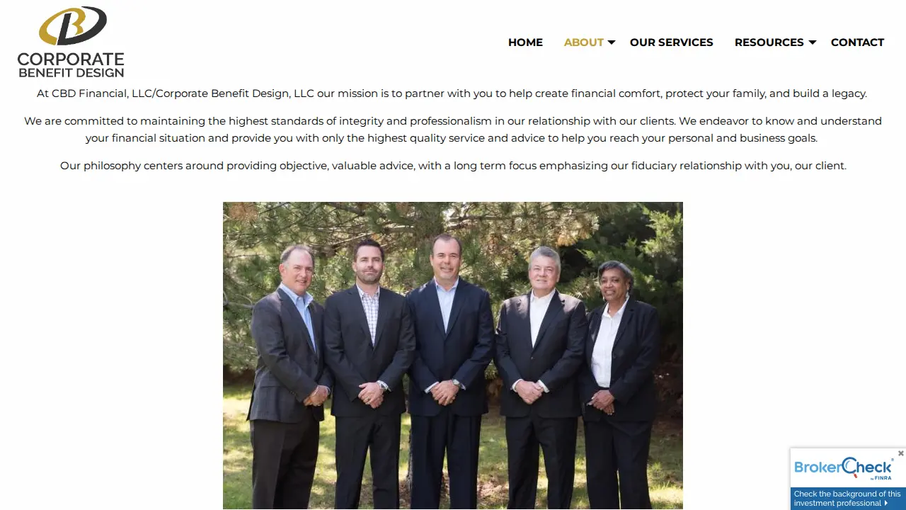 Corporate Benefit Design LLC page