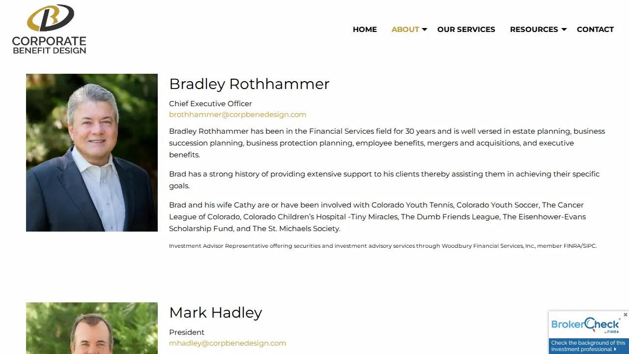 Corporate Benefit Design LLC page