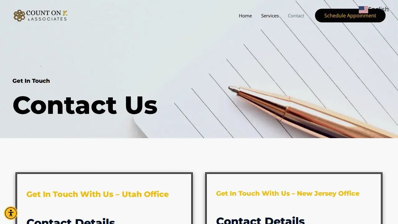 Count on K & Associates page