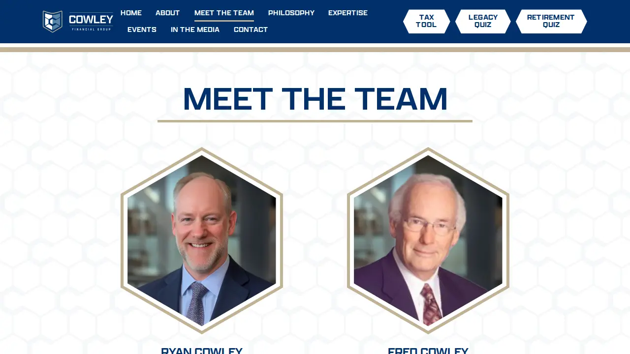 Cowley Financial Group page