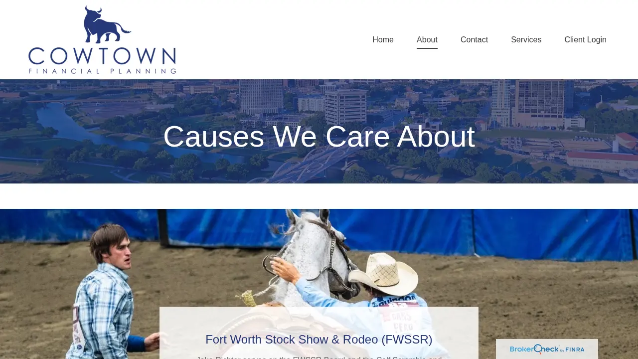 Cowtown Financial Planning page