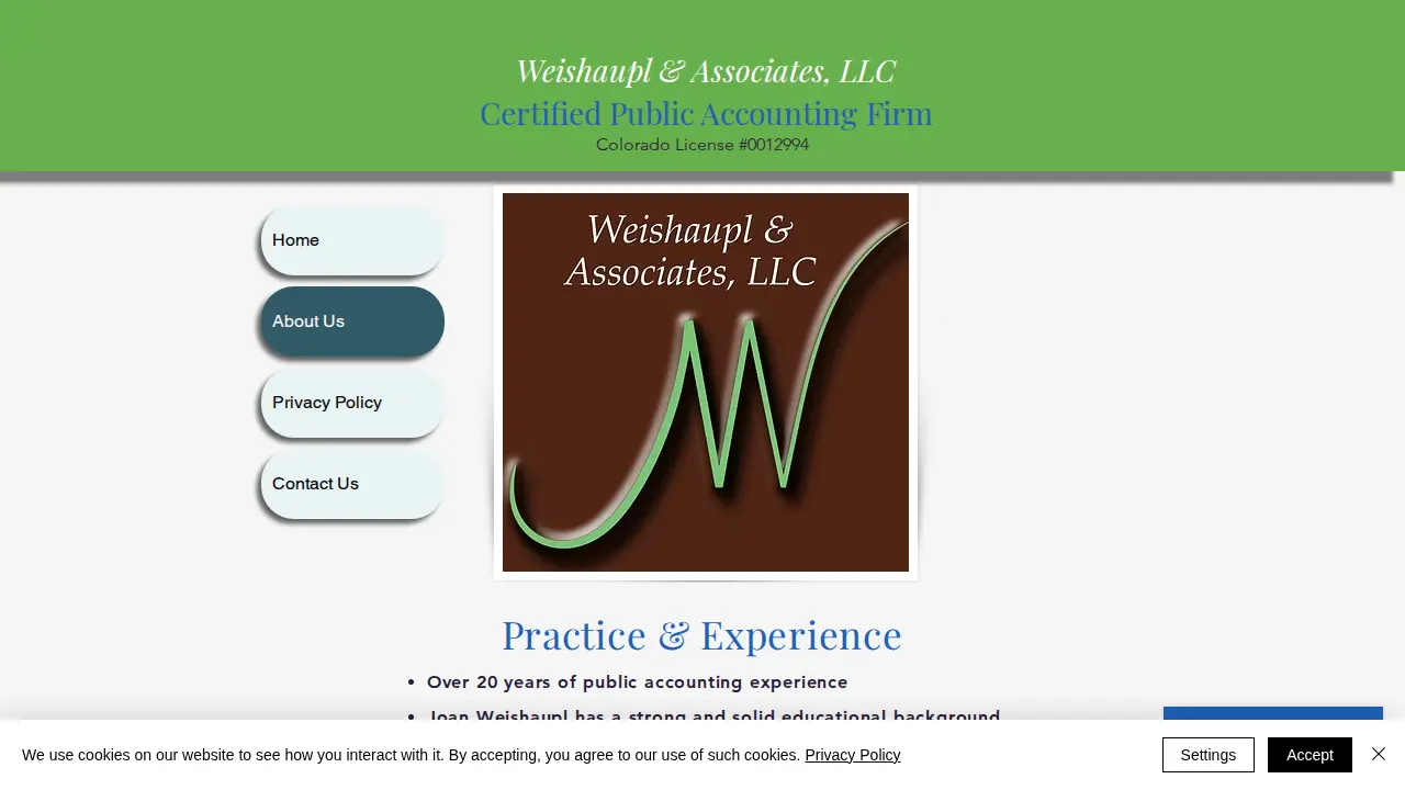 Weishaupl & Associates, LLC page