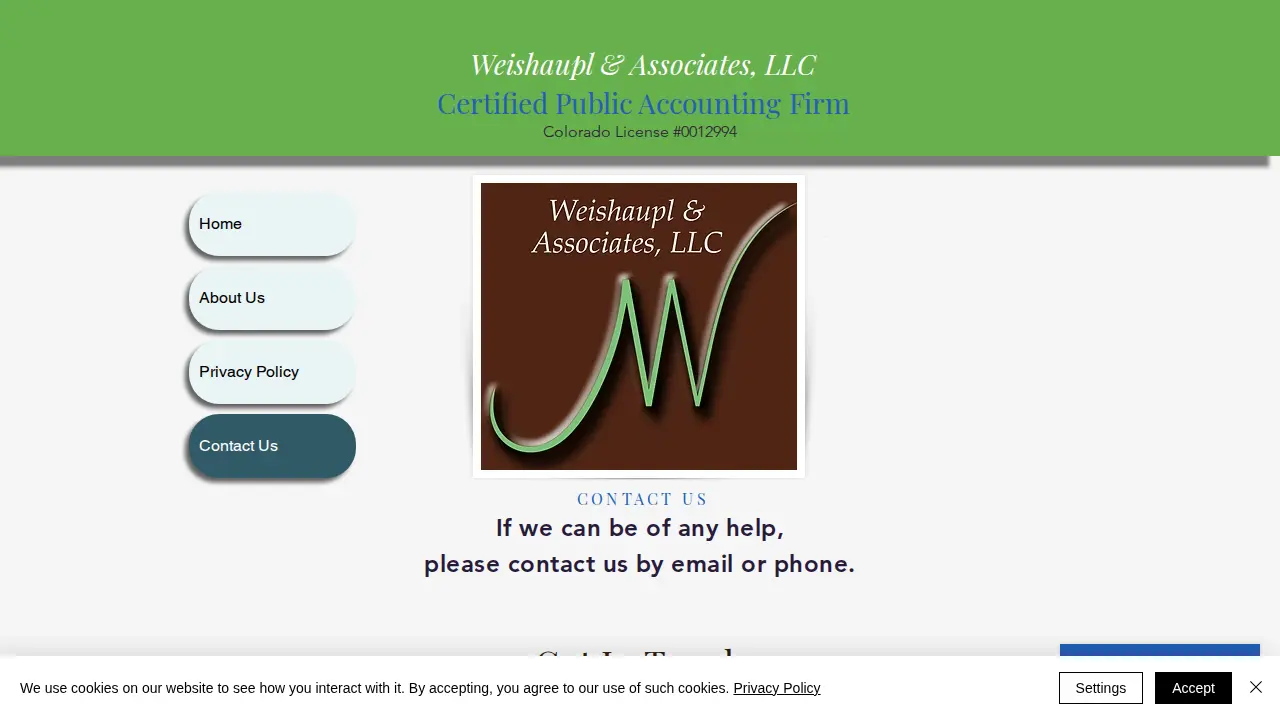 Weishaupl & Associates, LLC page
