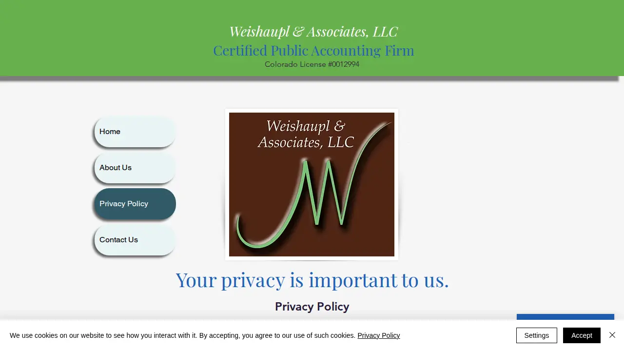 Weishaupl & Associates, LLC page