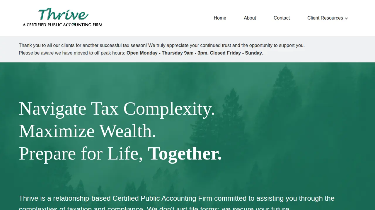 Thrive, A Certified Public Accounting Firm
